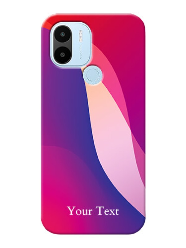 Custom Redmi A2 Plus Mobile Back Covers: Digital abstract Overlap Design