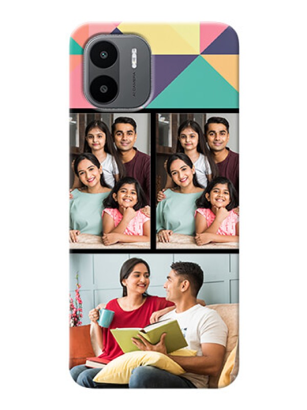 Custom Xiaomi Redmi A2 personalised phone covers: Bulk Pic Upload Design