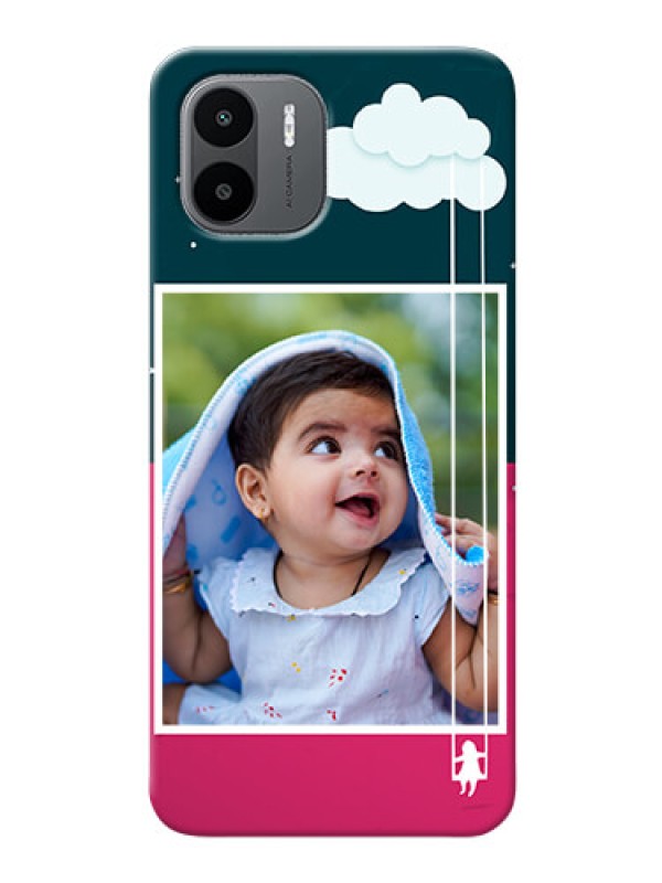 Custom Xiaomi Redmi A2 custom phone covers: Cute Girl with Cloud Design