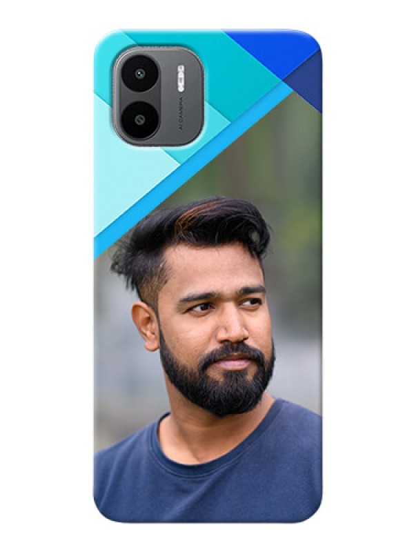 Custom Xiaomi Redmi A2 Phone Cases Online: Blue Abstract Cover Design