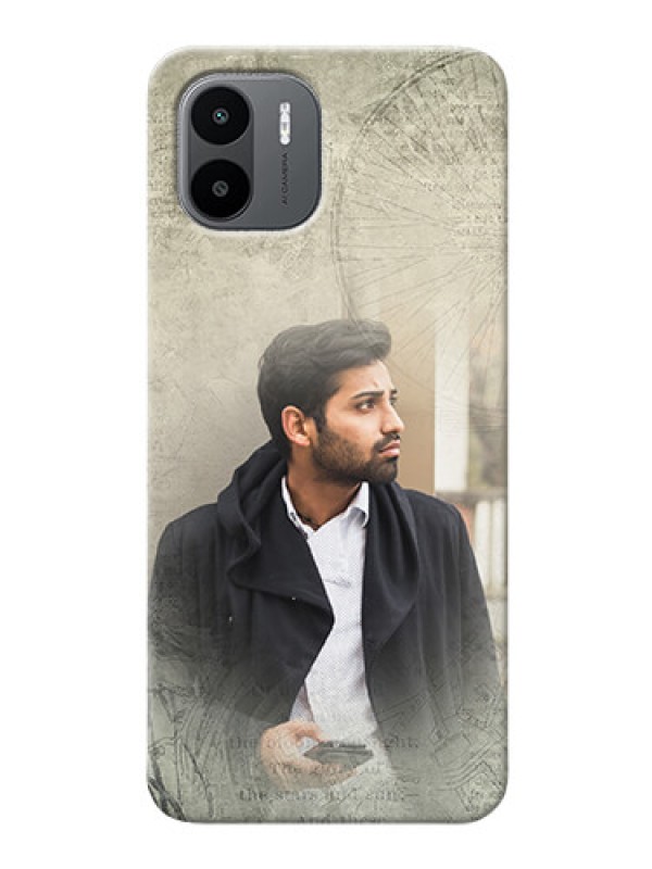 Custom Xiaomi Redmi A2 custom mobile back covers with vintage design