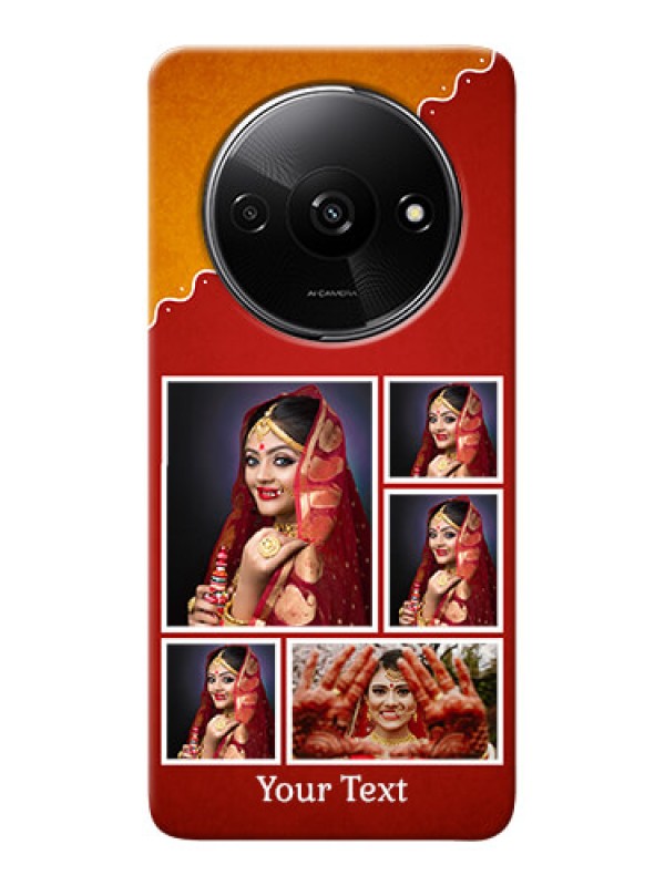 Custom Redmi A3 customized phone cases: Wedding Pic Upload Design