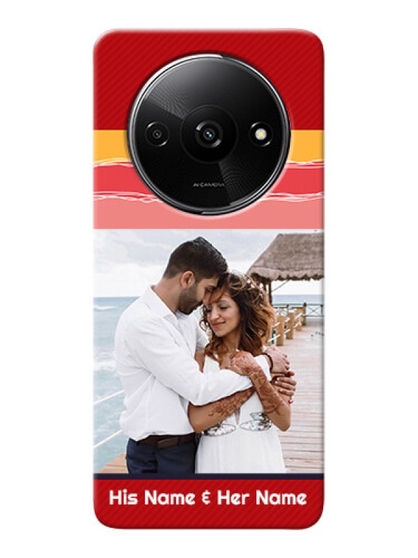 Custom Redmi A3 custom mobile phone covers: Colorful Case Design