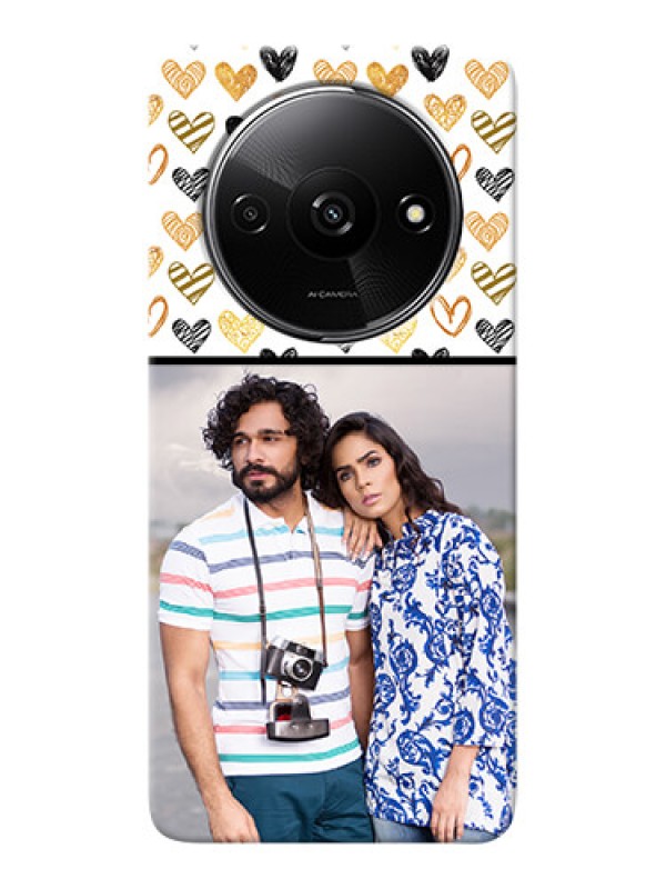 Custom Redmi A3 Personalized Mobile Cases: Love Symbol Design