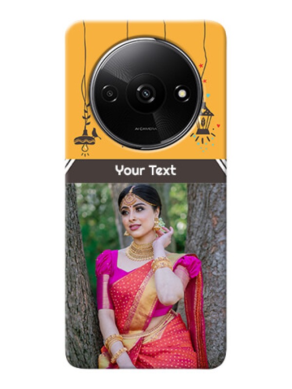 Custom Redmi A3 custom back covers with Family Picture and Icons