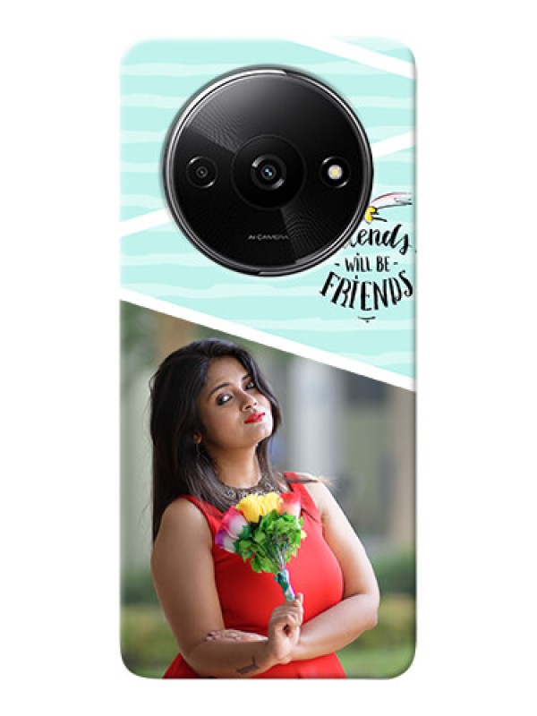 Custom Redmi A3 Mobile Back Covers: Friends Picture Icon Design