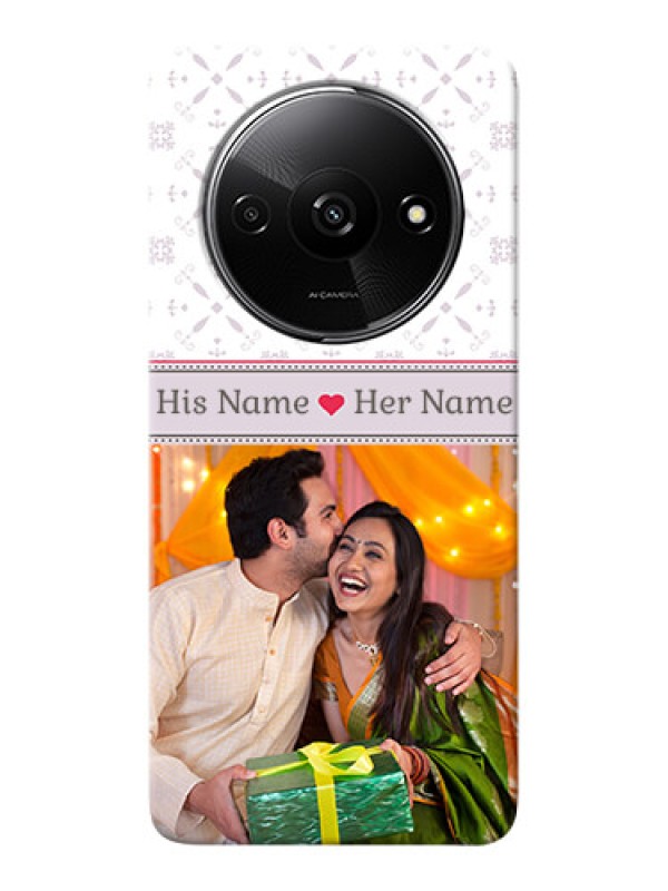 Custom Redmi A3 Phone Cases with Photo and Ethnic Design