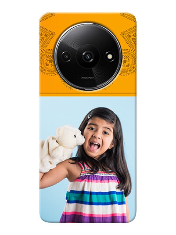 Custom Redmi A3 custom mobile back covers: Photo Wedding Design