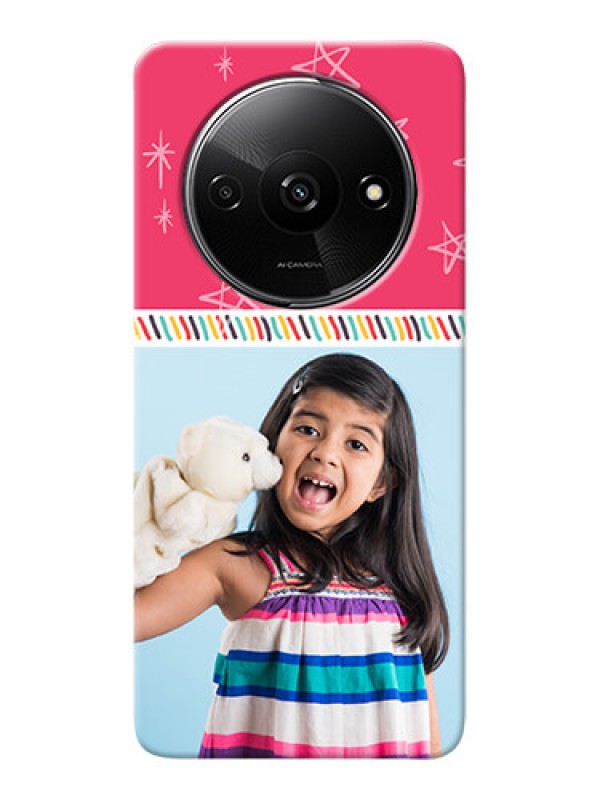 Custom Redmi A3 Personalized Phone Cases: line art design