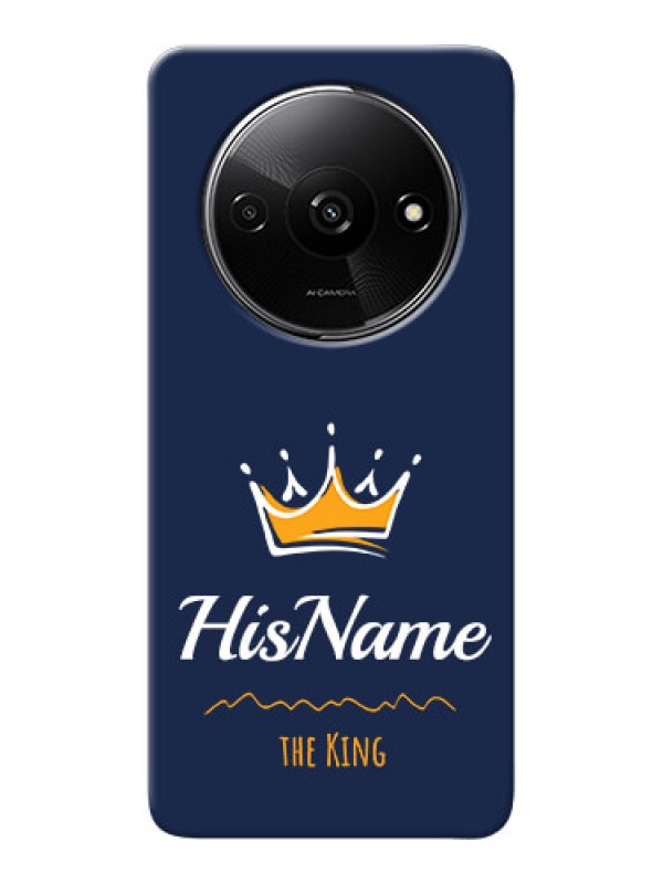 Custom Redmi A3 King Phone Case with Name