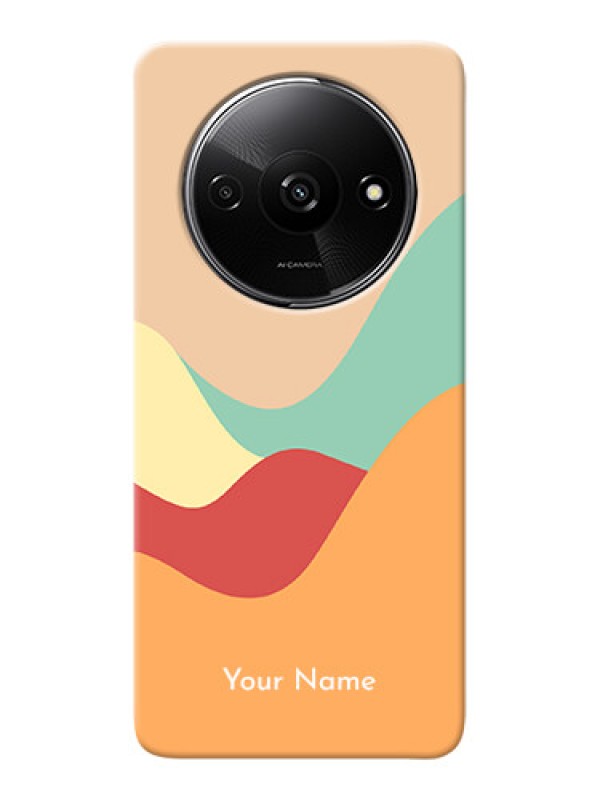 Custom Redmi A3 Personalized Phone Case with Ocean Waves Multiwithcolour Design