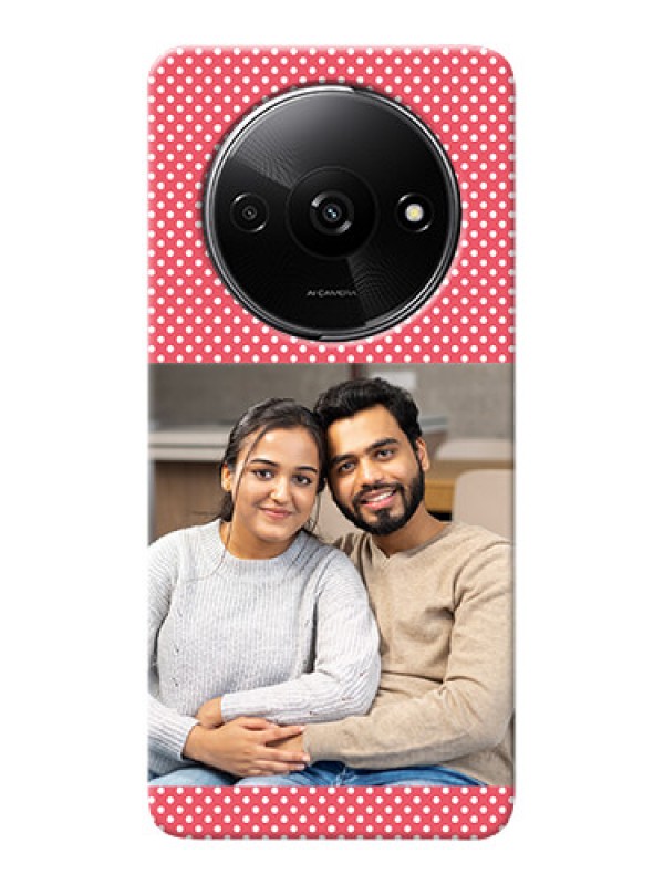 Custom Redmi A3X Custom Mobile Case with White Dotted Design