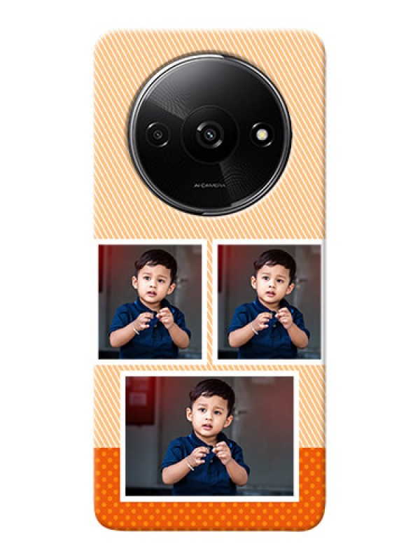 Custom Redmi A3X Mobile Back Covers: Bulk Photos Upload Design