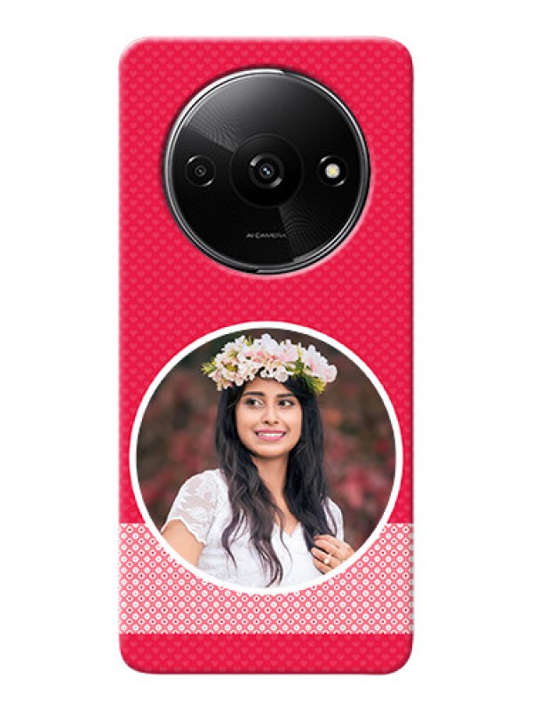 Custom Redmi A3X Mobile Covers Online: Pink Pattern Design