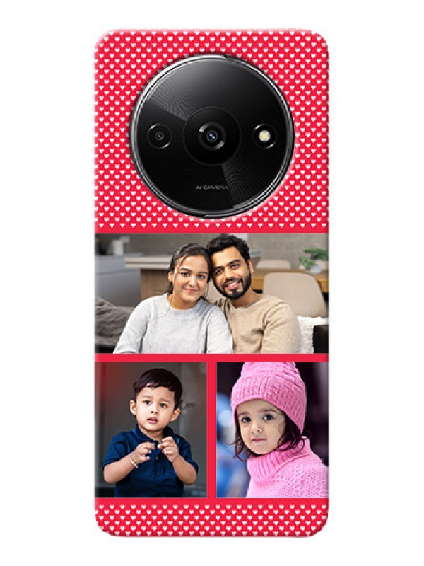 Custom Redmi A3X mobile back covers online: Bulk Pic Upload Design