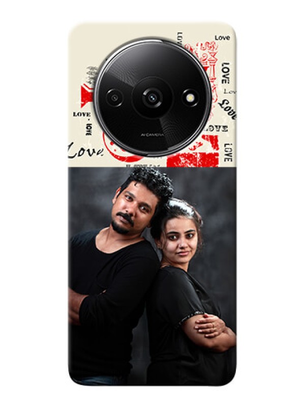 Custom Redmi A3X mobile cases online: Trendy Love Design Case