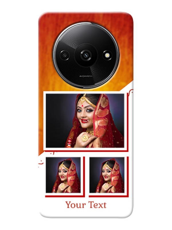 Custom Redmi A3X Personalised Phone Cases: Wedding Memories Design
