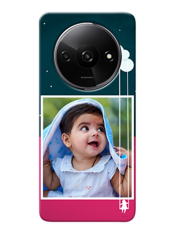 Custom Redmi A3X custom phone covers: Cute Girl with Cloud Design