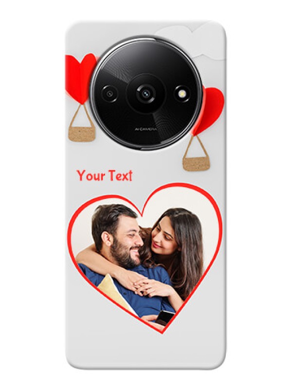 Custom Redmi A3X Phone Covers: Parachute Love Design