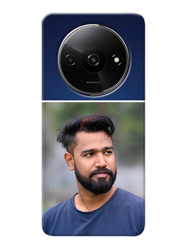 Custom Redmi A3X Mobile Cases: Simple Royal Blue Design