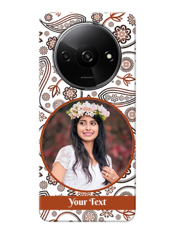 Custom Redmi A3X phone cases online: Abstract Floral Design