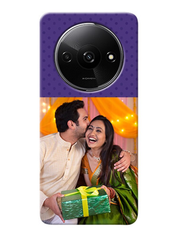 Custom Redmi A3X mobile phone cases: Violet Pattern Design