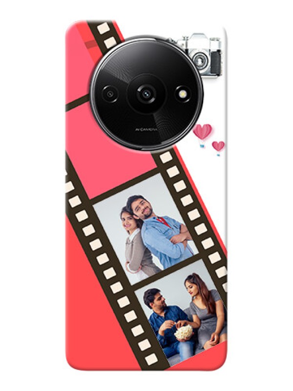 Custom Redmi A3X custom phone covers: 3 Image Holder with Film Reel