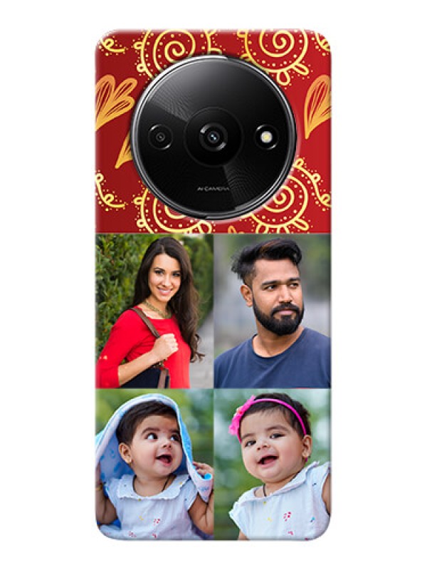 Custom Redmi A3X Mobile Phone Cases: 4 Image Traditional Design