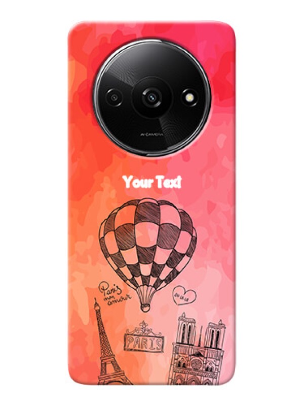 Custom Redmi A3X Personalized Mobile Covers: Paris Theme Design