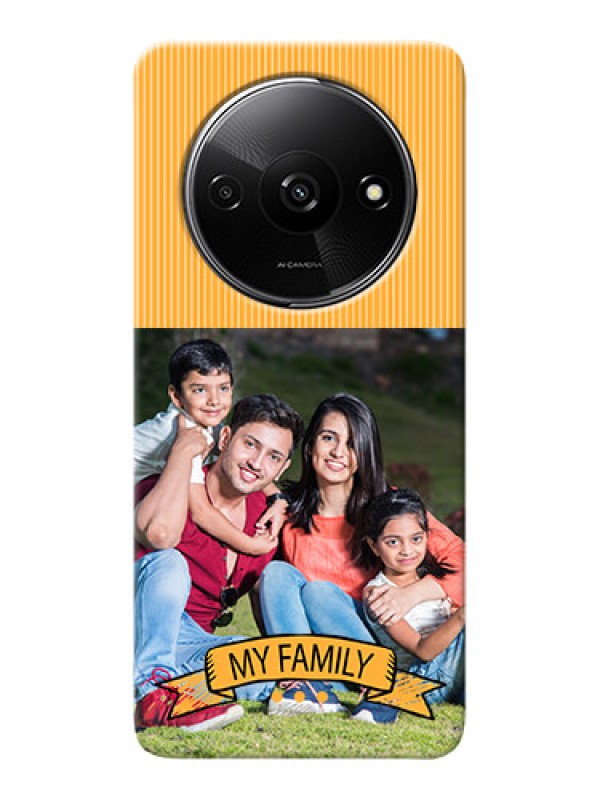 Custom Redmi A3X Personalized Mobile Cases: My Family Design