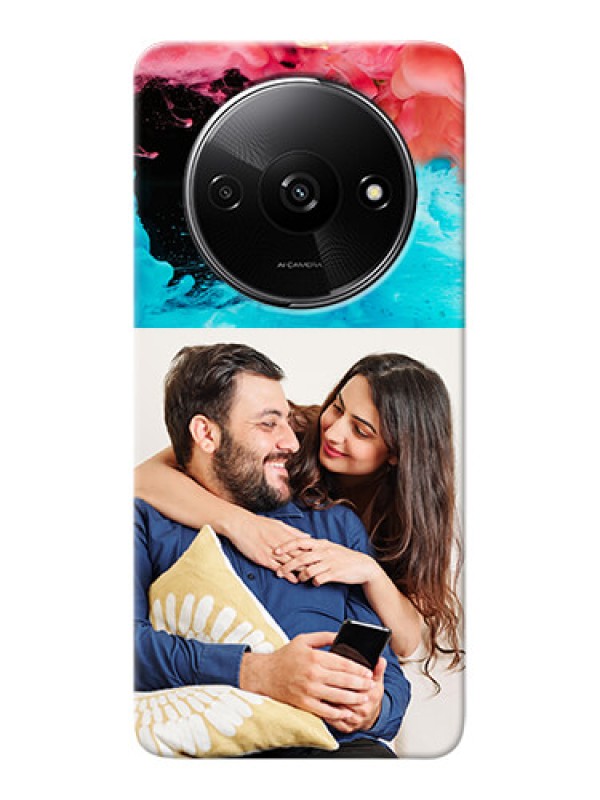 Custom Redmi A3X Mobile Cases: Quote with Acrylic Painting Design