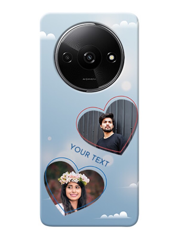 Custom Redmi A3X Phone Cases: Blue Color Couple Design