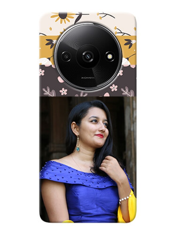 Custom Redmi A3X mobile cases online: Stylish Floral Design