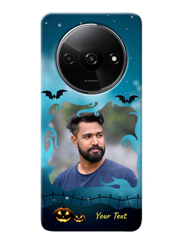 Custom Redmi A3X Personalised Phone Cases: Halloween frame design