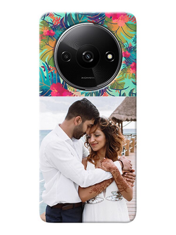 Custom Redmi A3X Personalized Phone Cases: Watercolor Floral Design