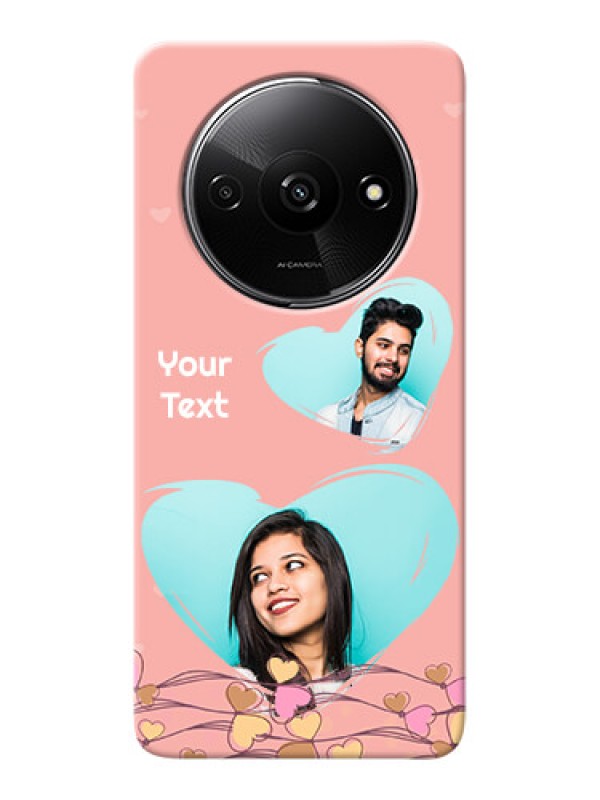 Custom Redmi A3X customized phone cases: Love Doodle Design