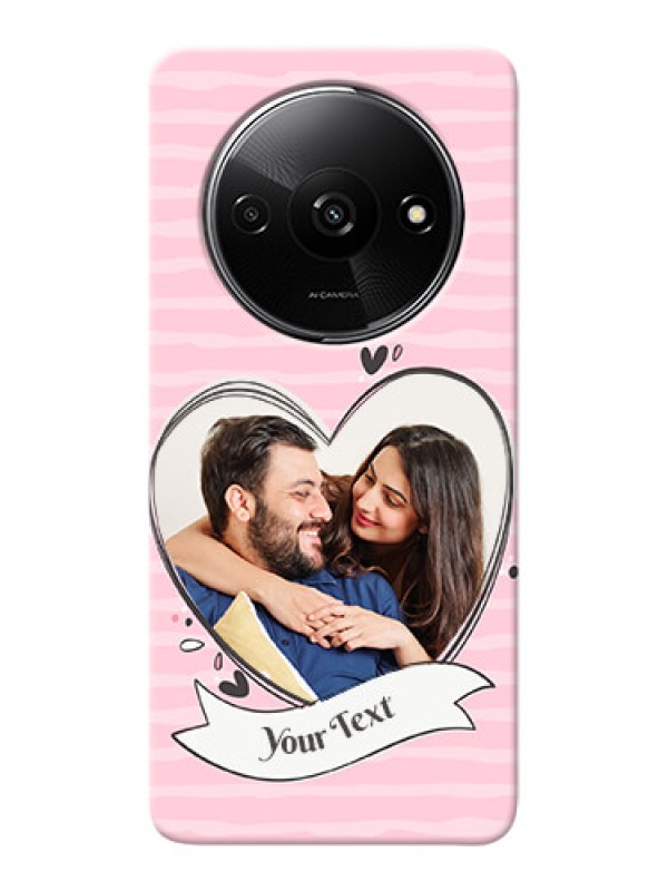 Custom Redmi A3X custom mobile phone covers: Vintage Heart Design