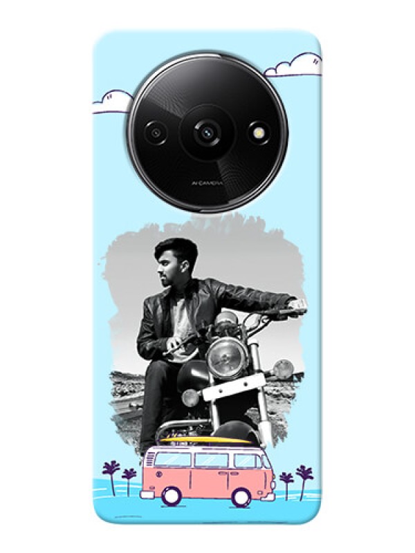 Custom Redmi A3X Mobile Covers Online: Travel And Adventure Design