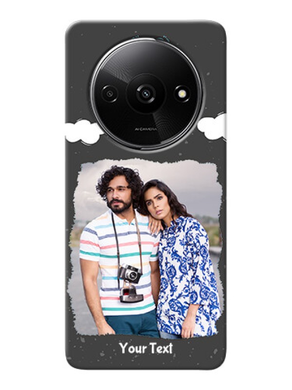 Custom Redmi A3X Mobile Back Covers: splashes with love doodles Design