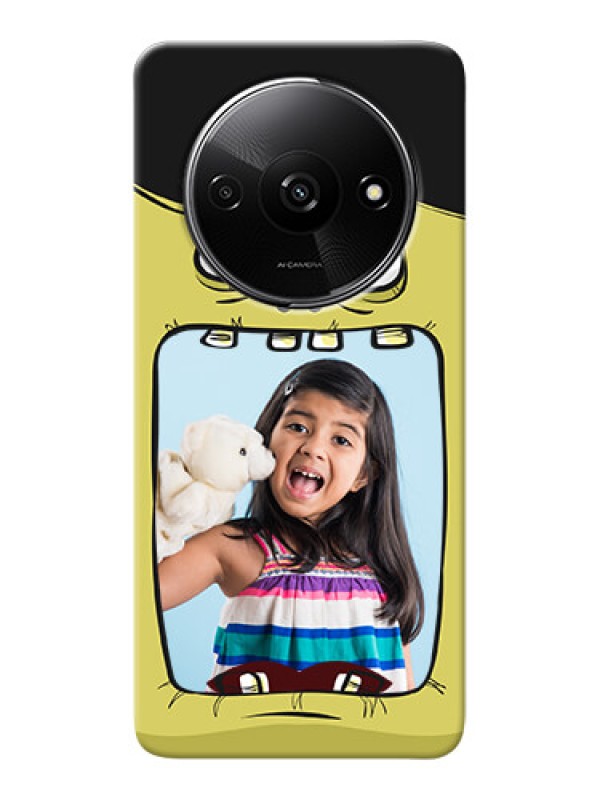Custom Redmi A3X Mobile Covers: Cartoon monster back case Design