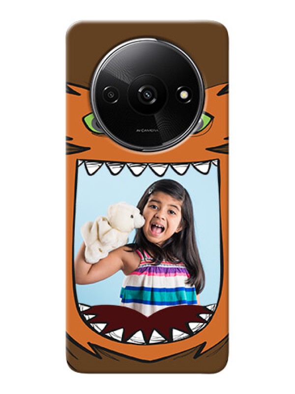 Custom Redmi A3X Phone Covers: Owl Monster Back Case Design