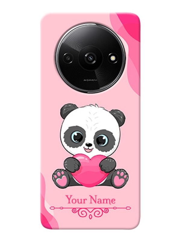 Custom Redmi A3X Custom Mobile Case with Cute Panda Design