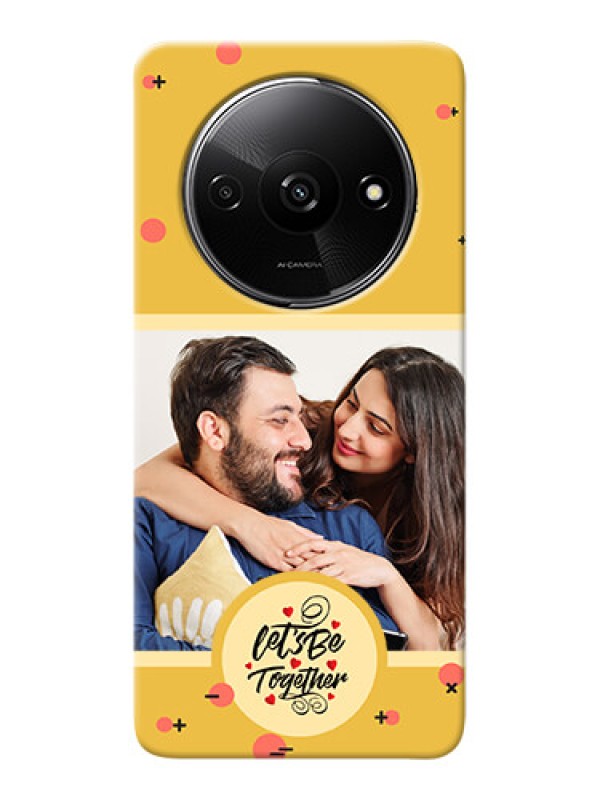 Custom Redmi A3X Photo Printing on Case with Lets be Together Design