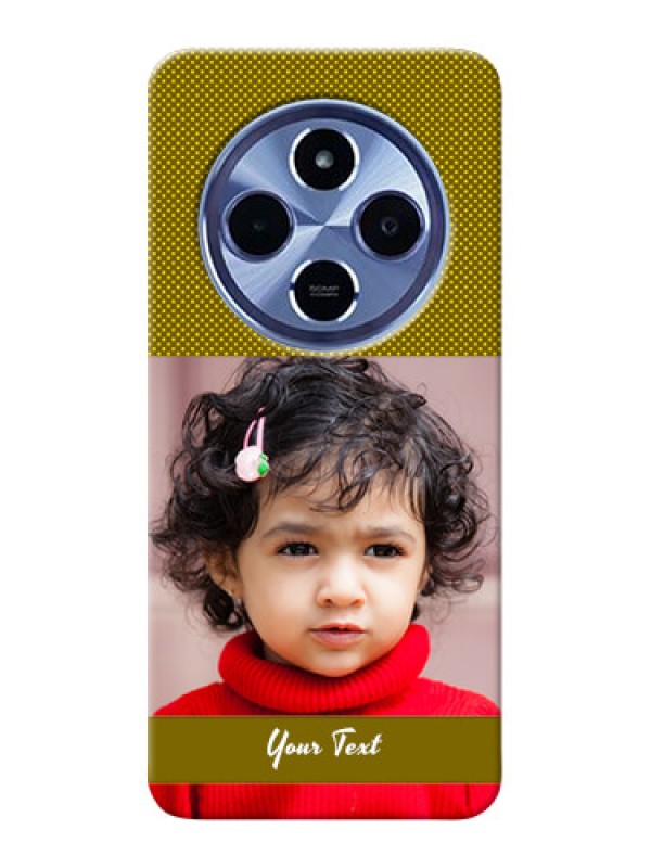 Custom Redmi A4 5G custom mobile back covers: Simple Green Color Design