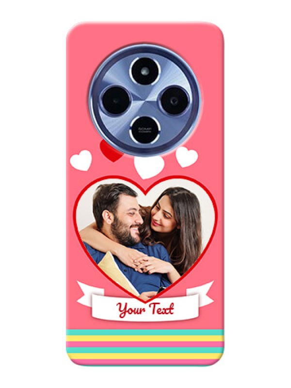 Custom Redmi A4 5G Personalised mobile covers: Love Doodle Design