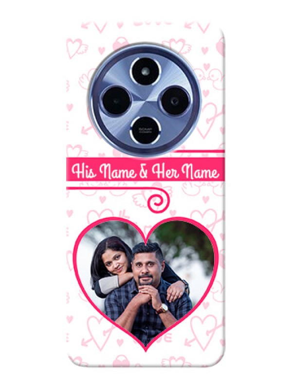 Custom Redmi A4 5G Personalized Phone Cases: Heart Shape Love Design