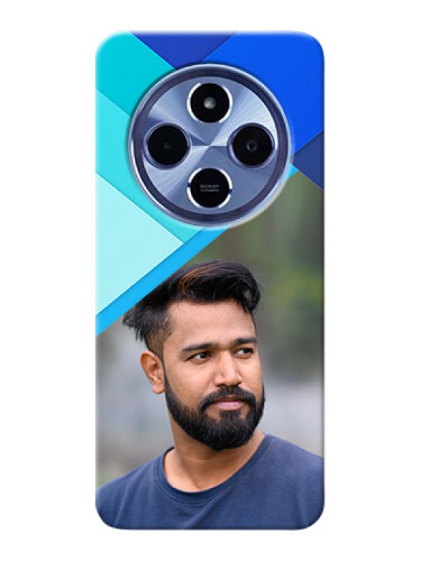 Custom Redmi A4 5G Phone Cases Online: Blue Abstract Cover Design