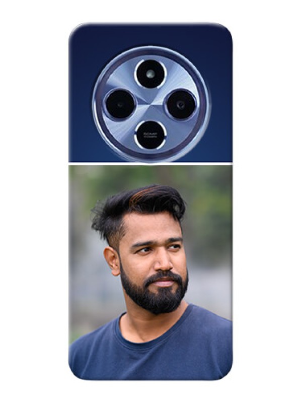 Custom Redmi A4 5G Mobile Cases: Simple Royal Blue Design