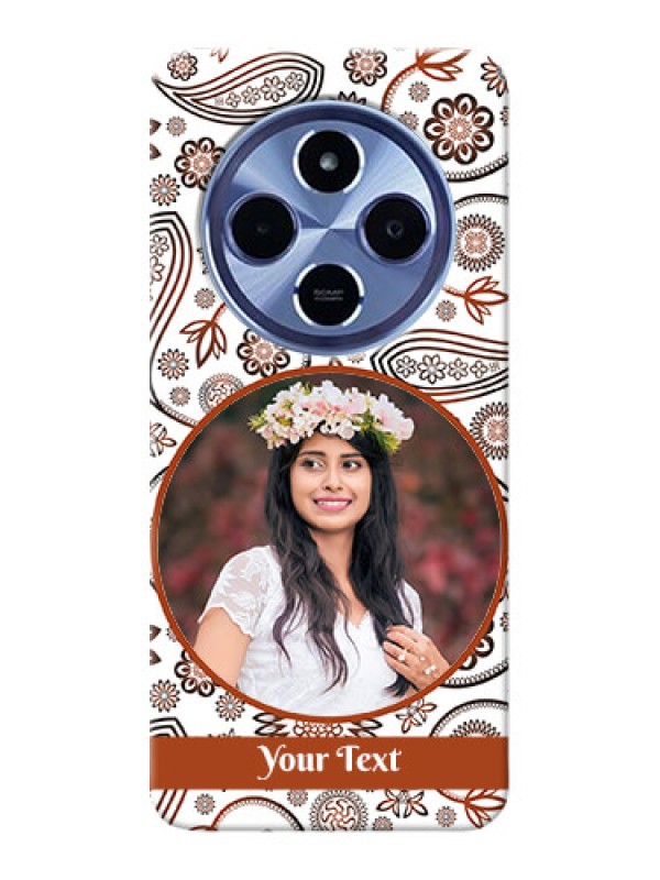 Custom Redmi A4 5G phone cases online: Abstract Floral Design