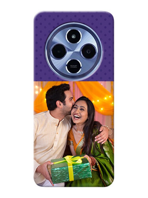 Custom Redmi A4 5G mobile phone cases: Violet Pattern Design